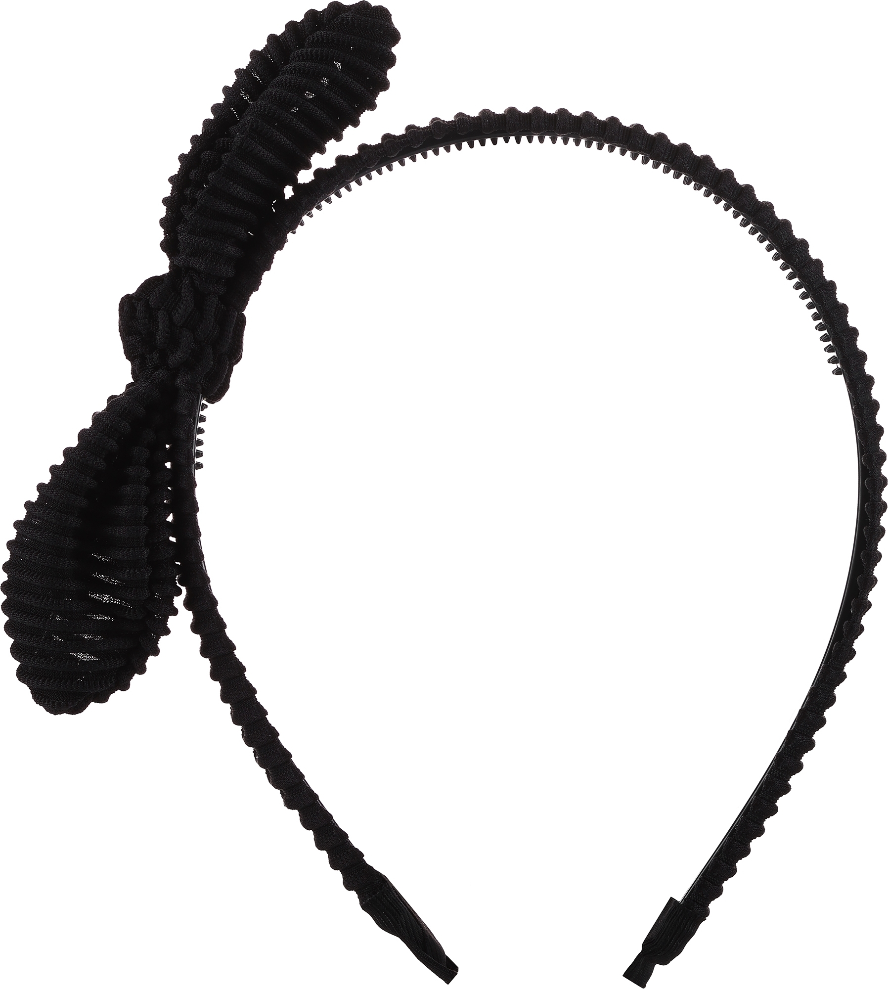 Donegal - Haarband FA 5609, schwarz mit Schleife